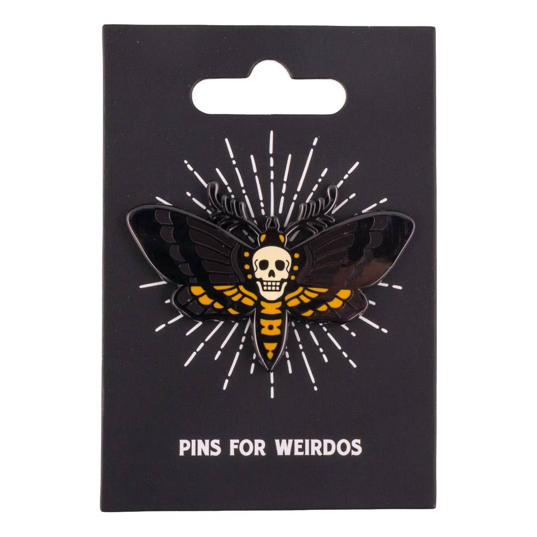FootClothes LLC - LIMITED Death Moth Hard Enamel Pin