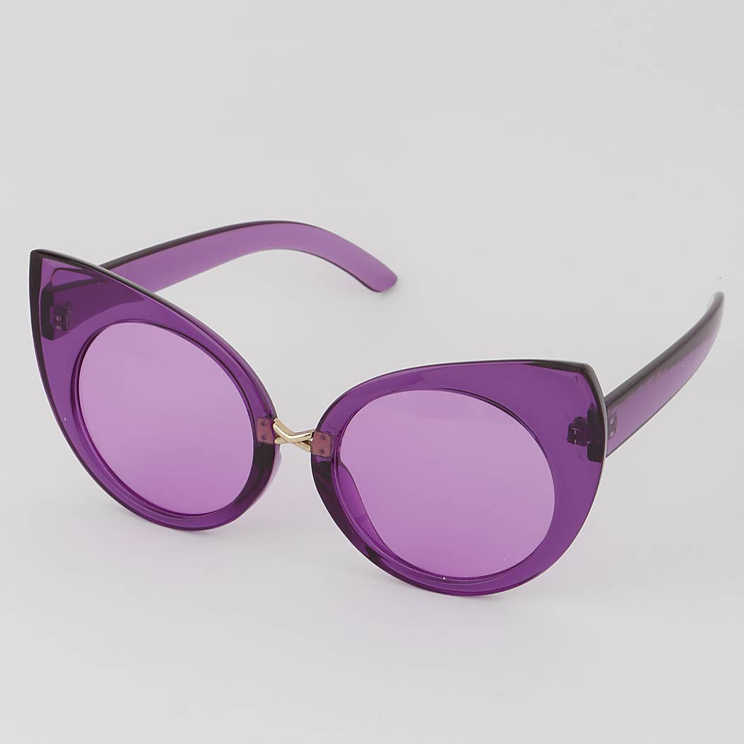 - Round Cateye Sunglasses