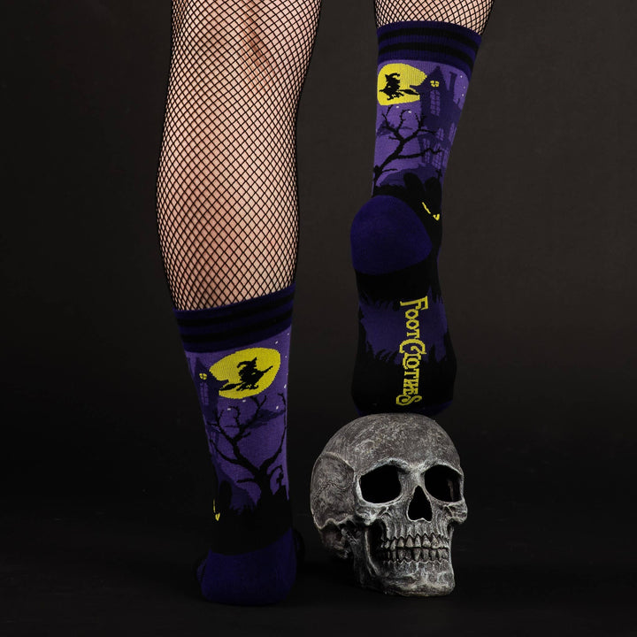 FootClothes LLC - Haunted House Crew Socks