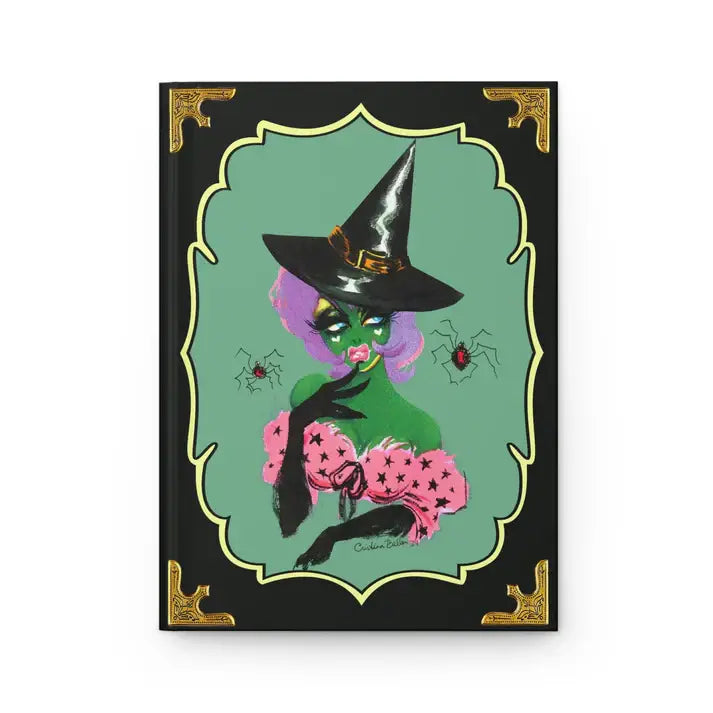Asunder Bazaar - Resting Witch Face Matte Hardcover Journal