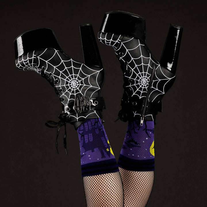 FootClothes LLC - Haunted House Crew Socks