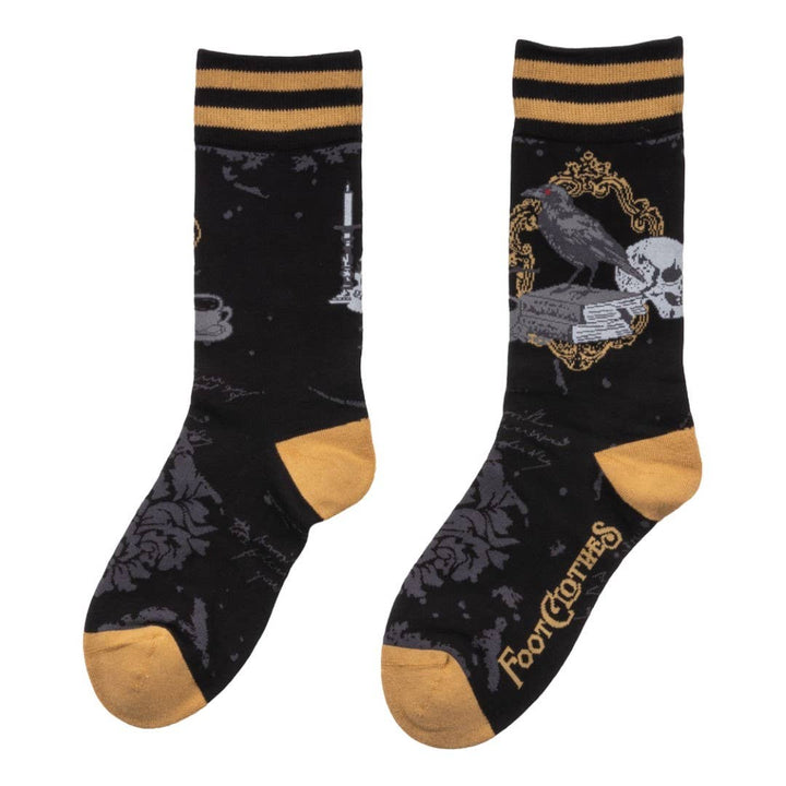 FootClothes LLC - Raven's Grimoire Crew Socks