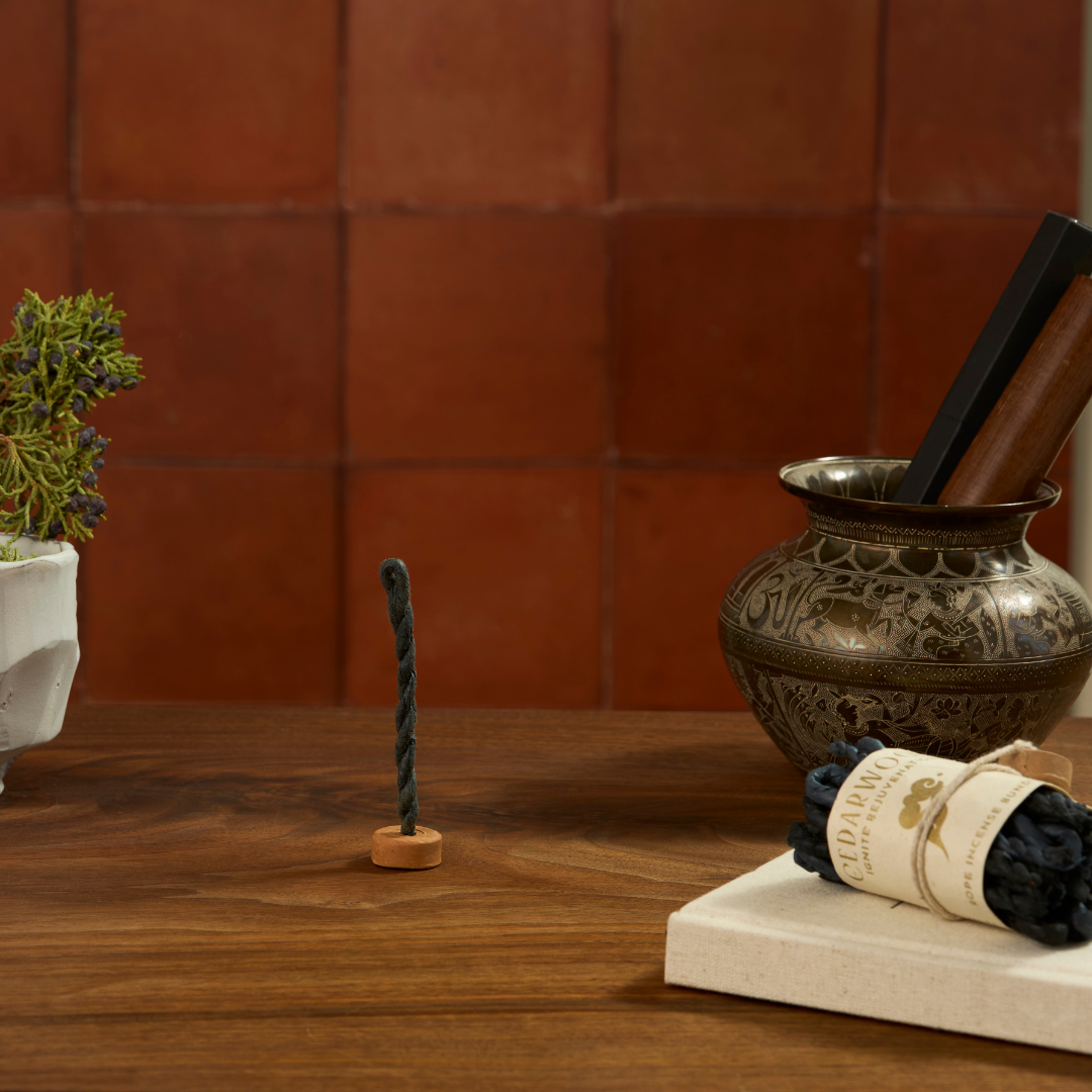 GeoCentral - Cedarwood Rope Incense Bundle – Plastic Free