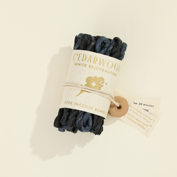GeoCentral - Cedarwood Rope Incense Bundle – Plastic Free