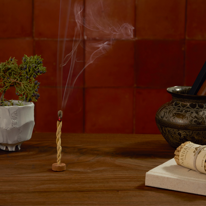 GeoCentral - Sandalwood Rope Incense Bundle – Plastic Free
