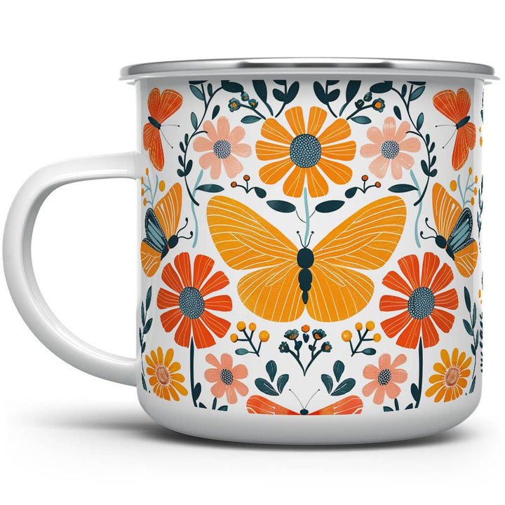 Loftipop - Floral Butterfly Camp Mug