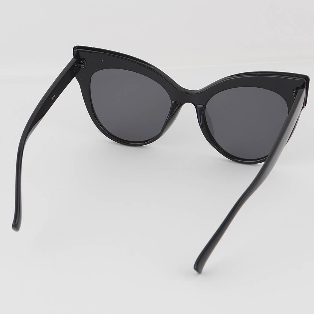 Simple Cat Eye Sunglasses: Mix Color