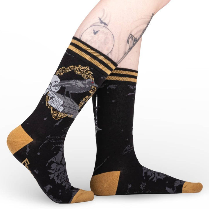 FootClothes LLC - Raven's Grimoire Crew Socks