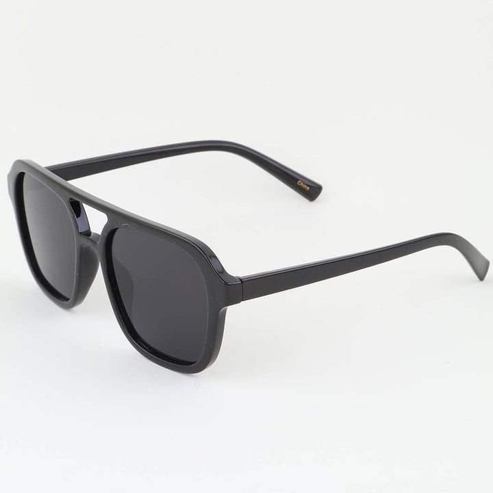 Classic Straight Aviator Sunglasses