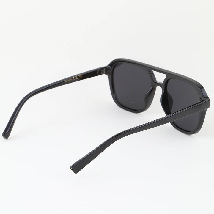 Classic Straight Aviator Sunglasses