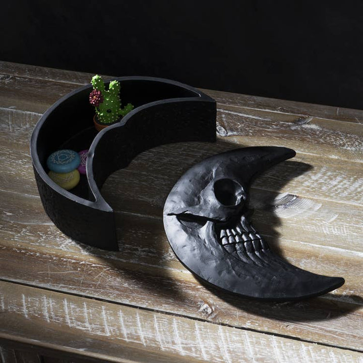 Black Skull Moon Box