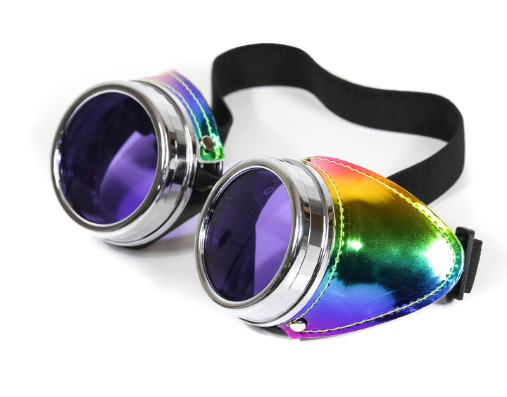 Funk Plus - G405RAINBOW-HOLOGRAPHIC RAINBOW SILVER FRAME: GLITTER