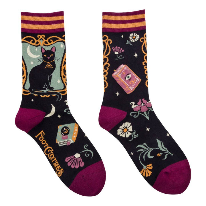 FootClothes LLC - Dutchess Shadowfloof's Mew World Order Crew Socks
