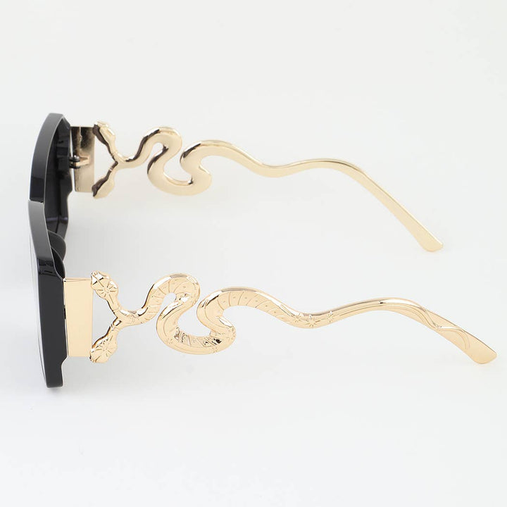 -  Chic Snake Block Sunglasses: MIX