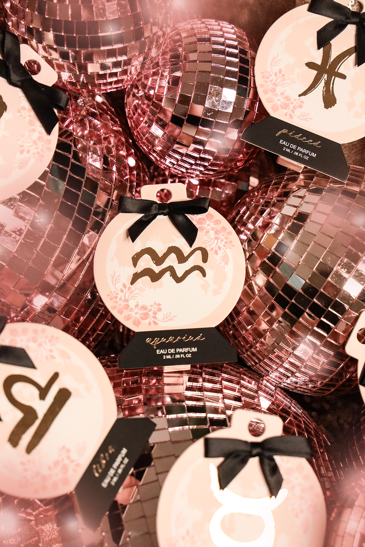 Zodica Perfumery - Zodiac Perfumette Card Pink: Libra