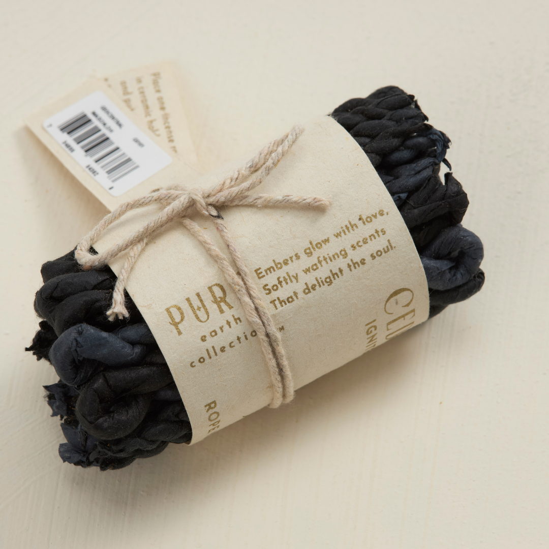 GeoCentral - Cedarwood Rope Incense Bundle – Plastic Free
