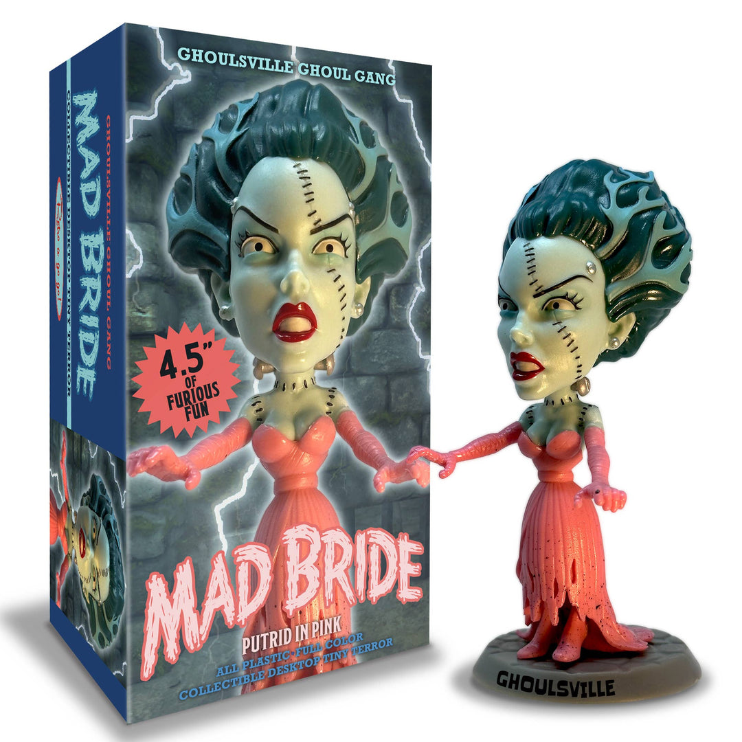 Retro-a-go-go! - Mad Bride Putrid in Pink Tiny Terror Decorative Figure
