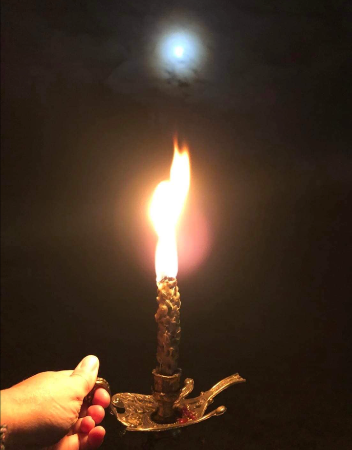 BlakByrd Botanika - Black Magick Mullein Torch / Witches Candle: Small