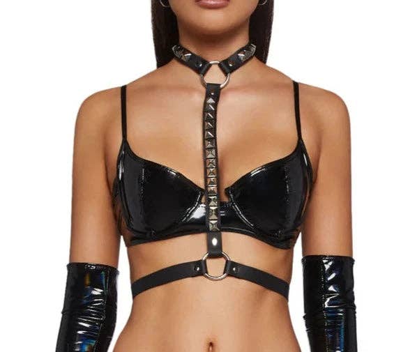 Funk Plus - H166 
STUDDED HARNESS: S-M