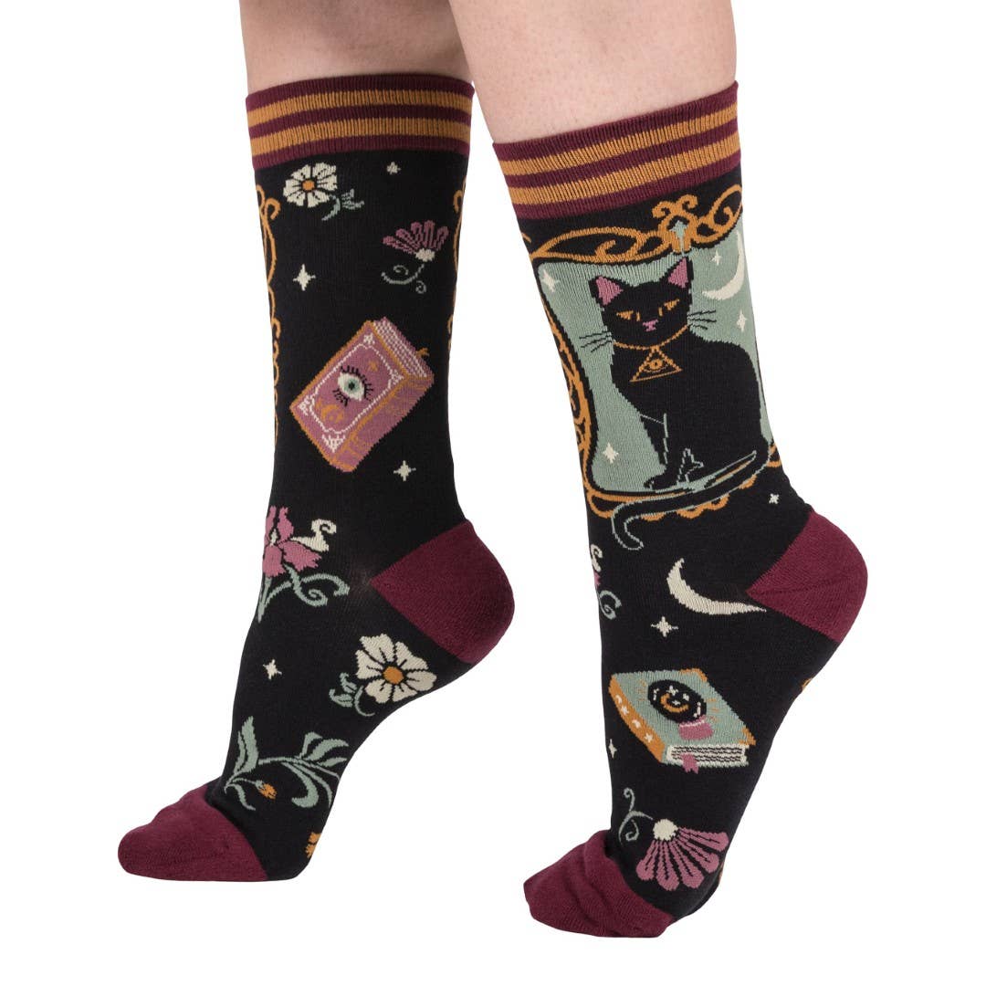 FootClothes LLC - Dutchess Shadowfloof's Mew World Order Crew Socks