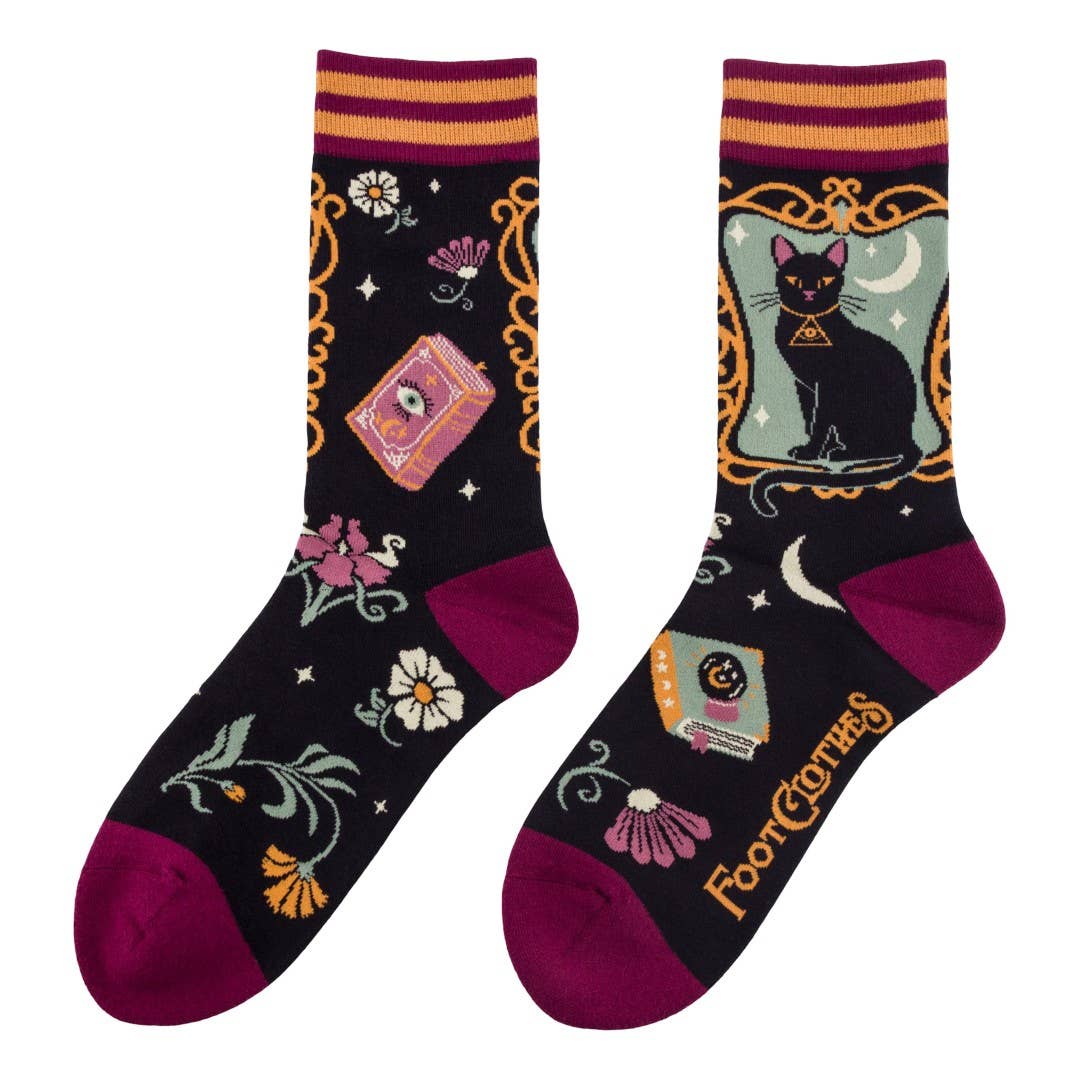 FootClothes LLC - Dutchess Shadowfloof's Mew World Order Crew Socks