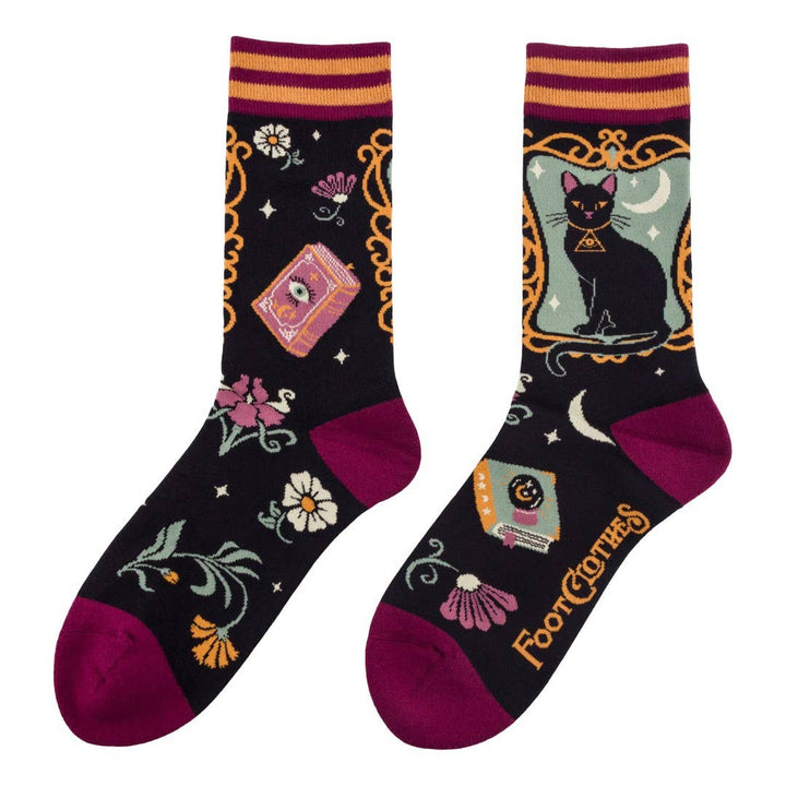 FootClothes LLC - Dutchess Shadowfloof's Mew World Order Crew Socks