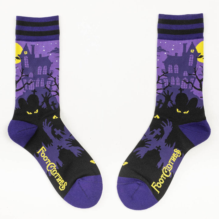 FootClothes LLC - Haunted House Crew Socks