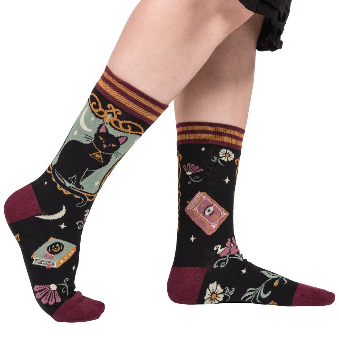 FootClothes LLC - Dutchess Shadowfloof's Mew World Order Crew Socks
