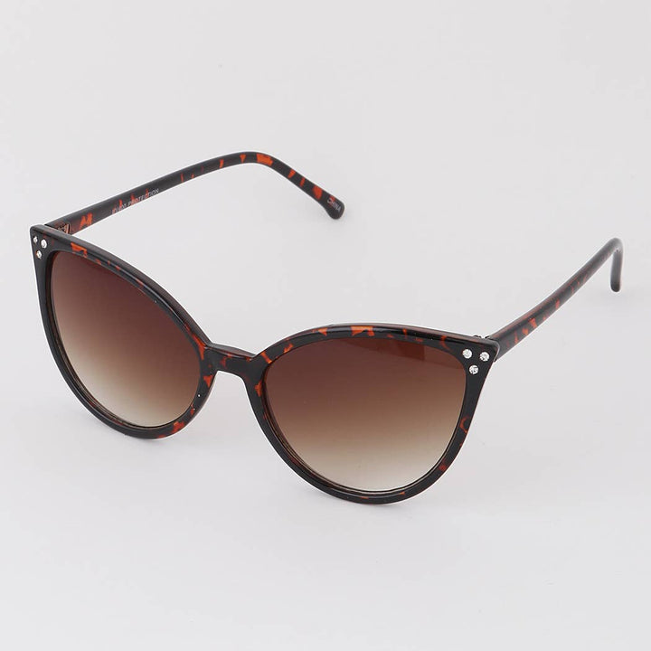 - Jeweled Cateye Sunglasses: Mix Color