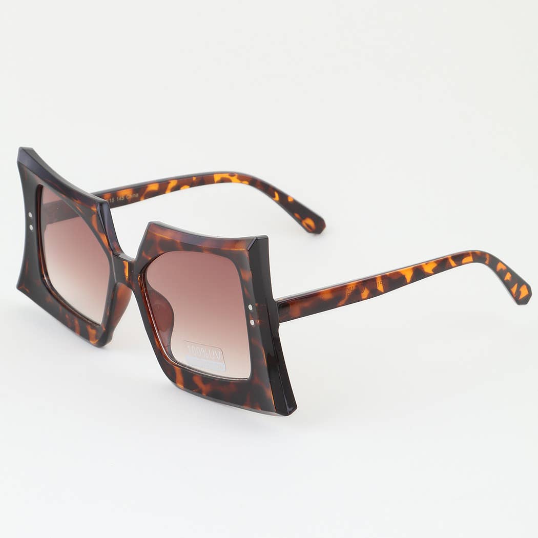 Sharp Bolted Boxy Sunglasses