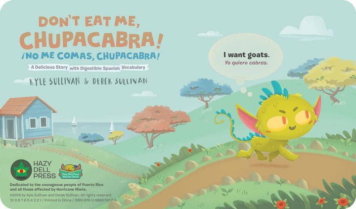Hazy Dell Press - Don't Eat Me, Chupacabra! / ¡No Me Comas, Chupacabra!