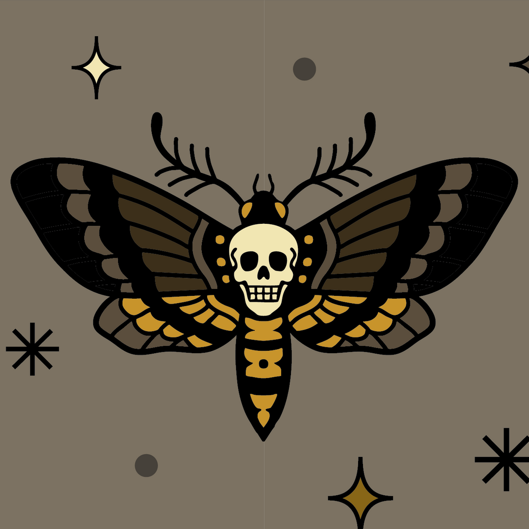 FootClothes LLC - LIMITED Death Moth Hard Enamel Pin