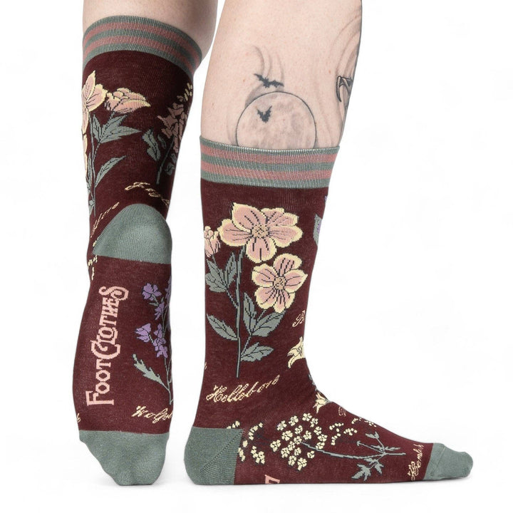 FootClothes LLC - Baneful Botany Crew Socks