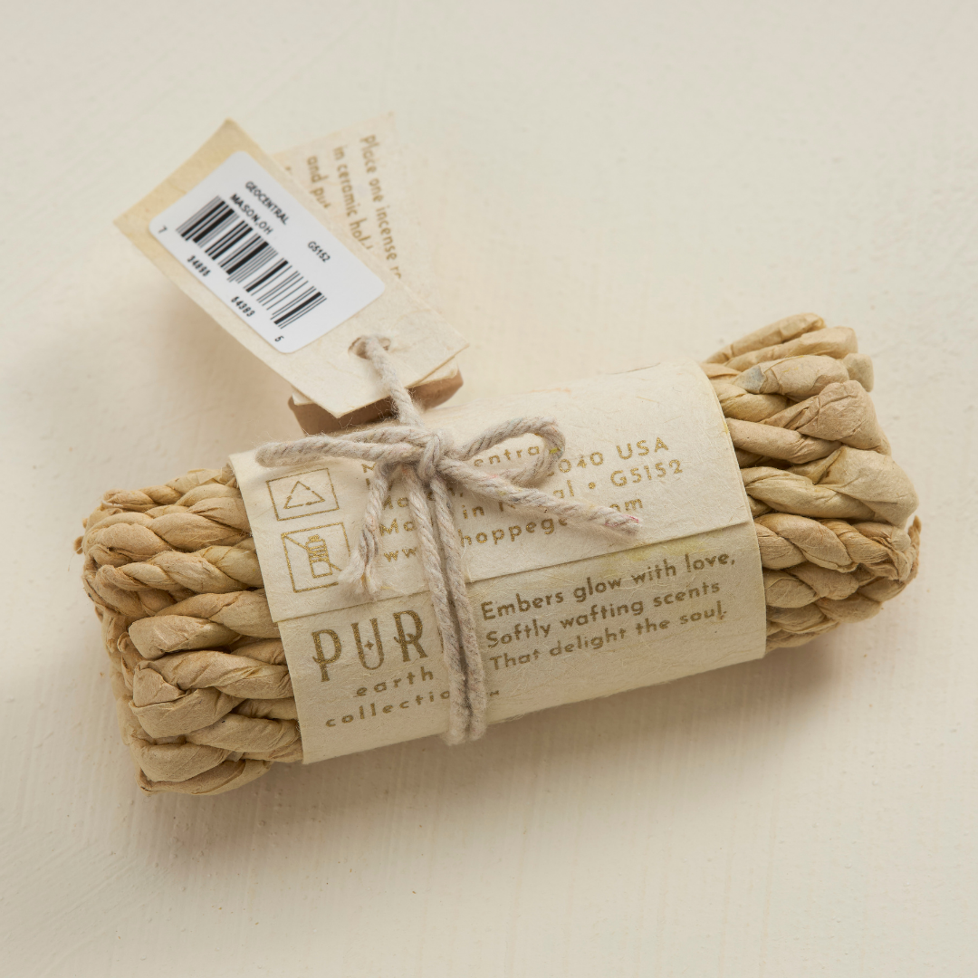 GeoCentral - Sandalwood Rope Incense Bundle – Plastic Free