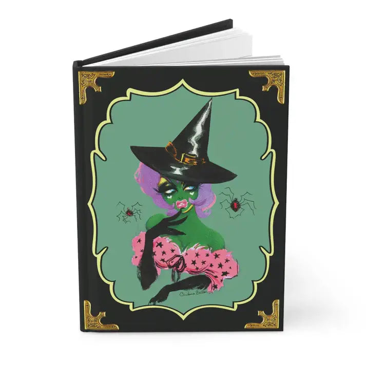 Asunder Bazaar - Resting Witch Face Matte Hardcover Journal