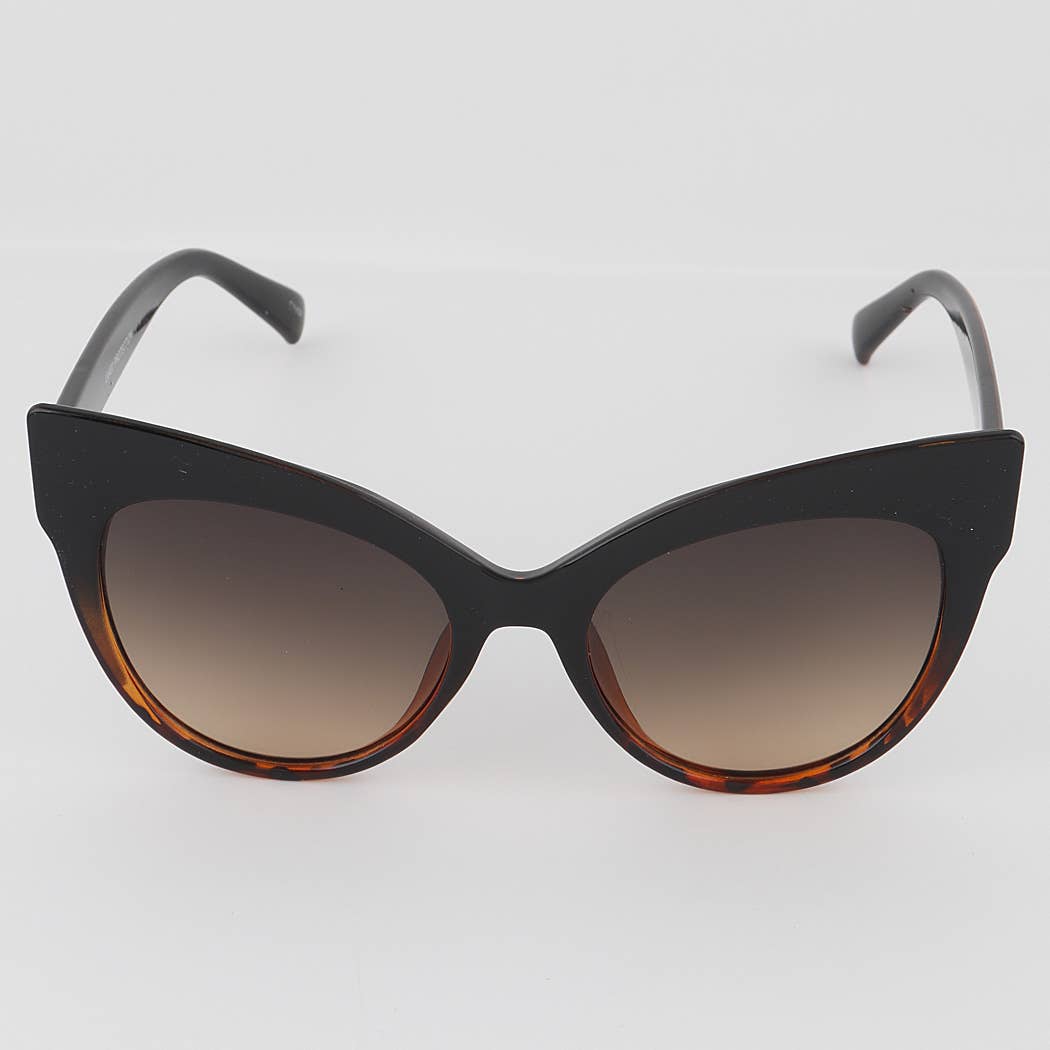 Simple Cat Eye Sunglasses: Mix Color