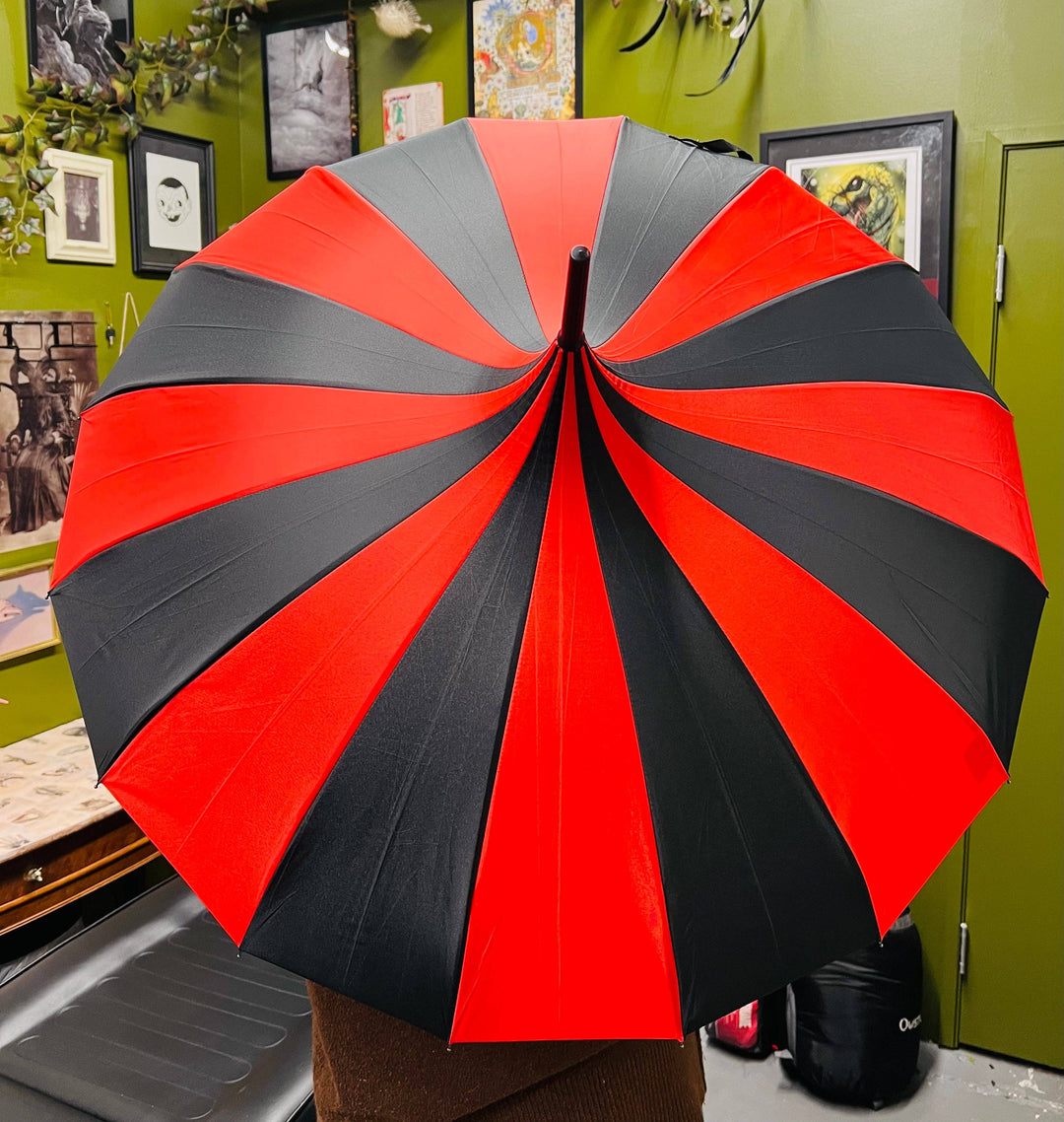 Witchwood Bags - Red/Black Umbrella - Plain