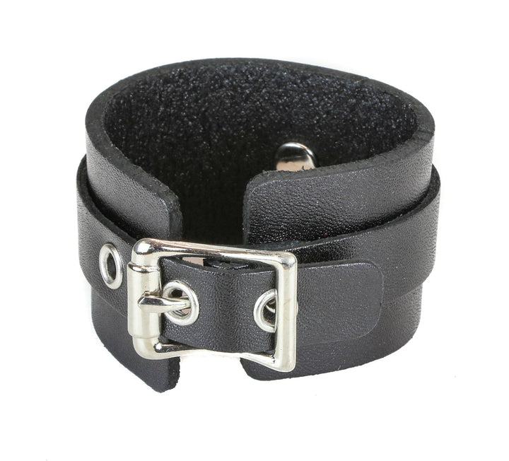 1 LINE Leather BUCKLE BRACELET