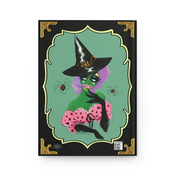Asunder Bazaar - Resting Witch Face Matte Hardcover Journal