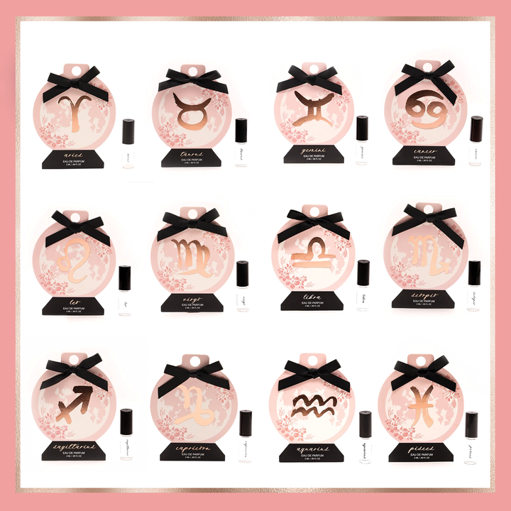 Zodica Perfumery - Zodiac Perfumette Card Pink: Pisces