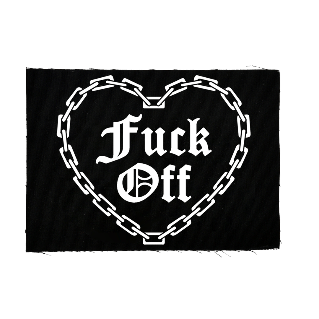 Too Fast - Off The Damn Chain Cloth Punk Patch: Black / OS