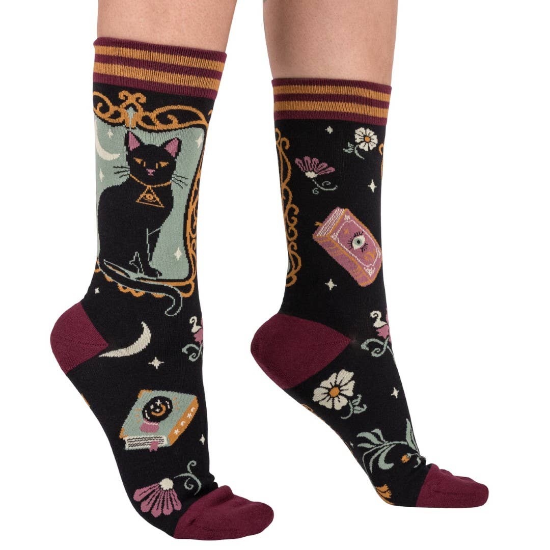 FootClothes LLC - Dutchess Shadowfloof's Mew World Order Crew Socks