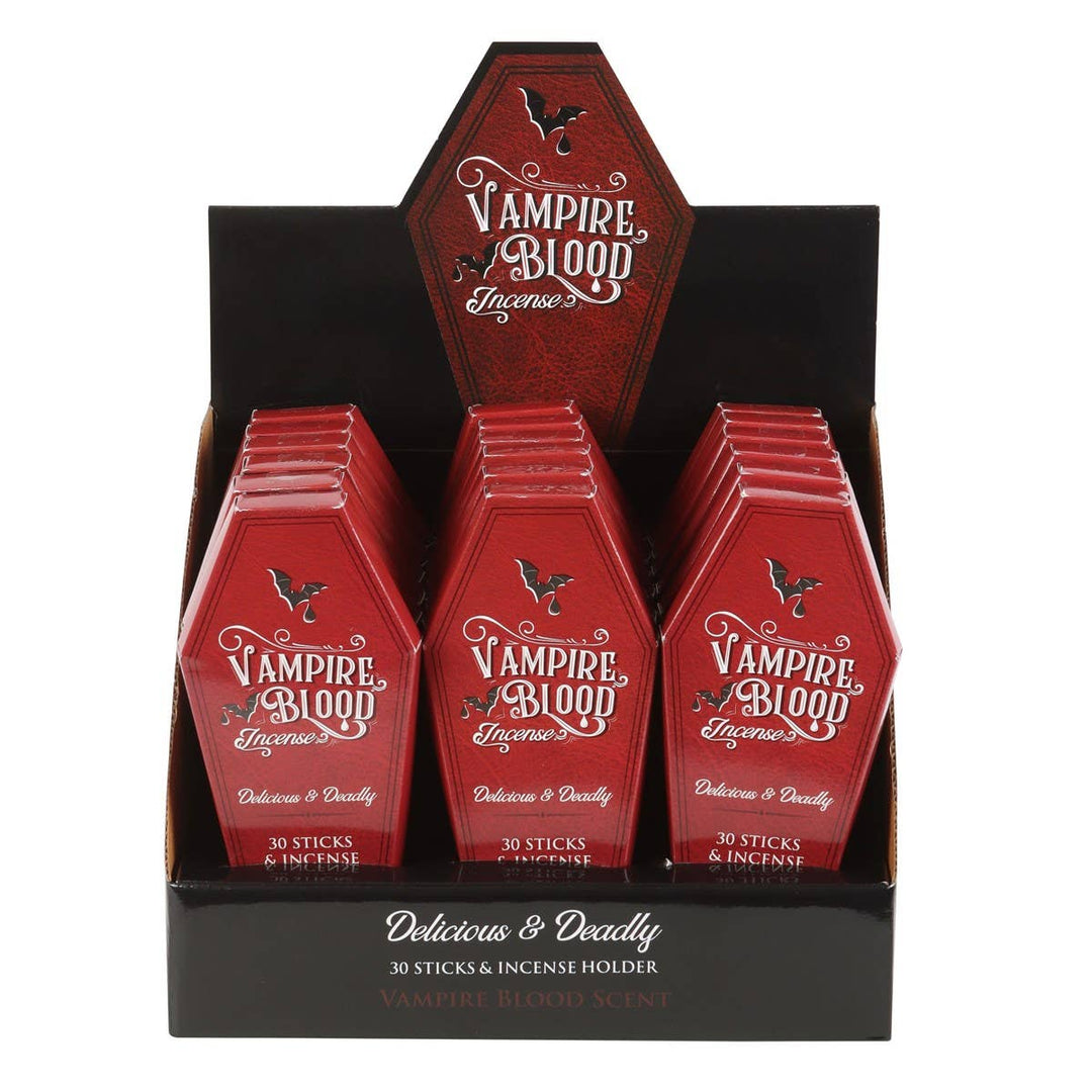 Vampire Blood Coffin Incense with Holder