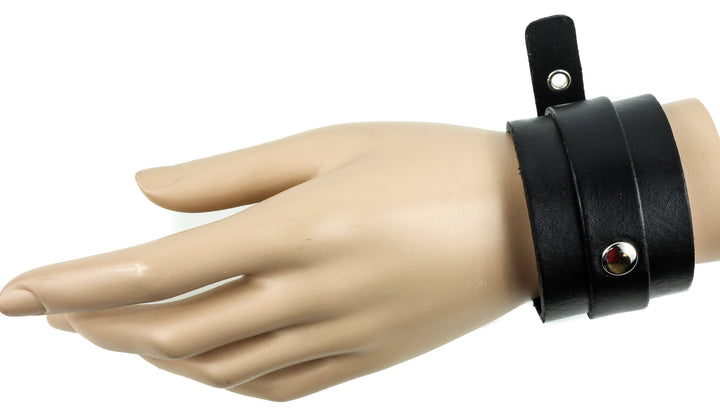 1 LINE Leather BUCKLE BRACELET