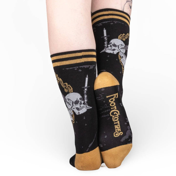 FootClothes LLC - Raven's Grimoire Crew Socks