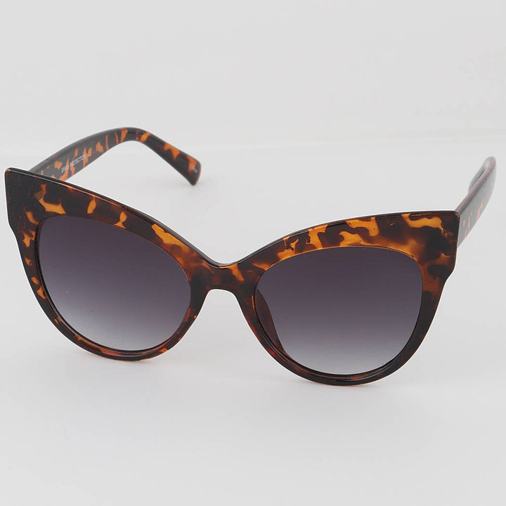 Simple Cat Eye Sunglasses: Mix Color