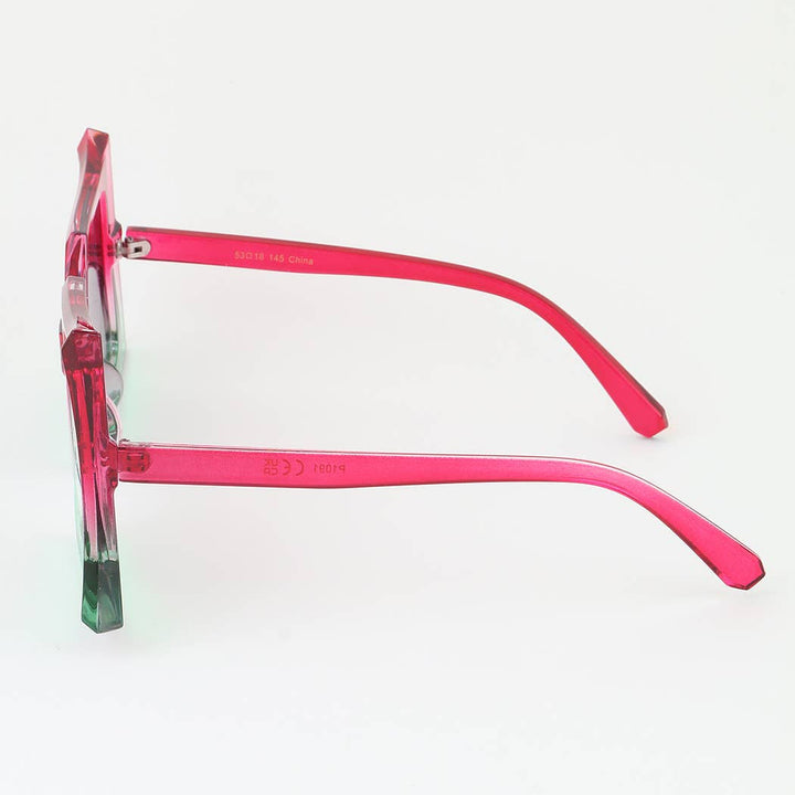 Sharp Bolted Boxy Sunglasses