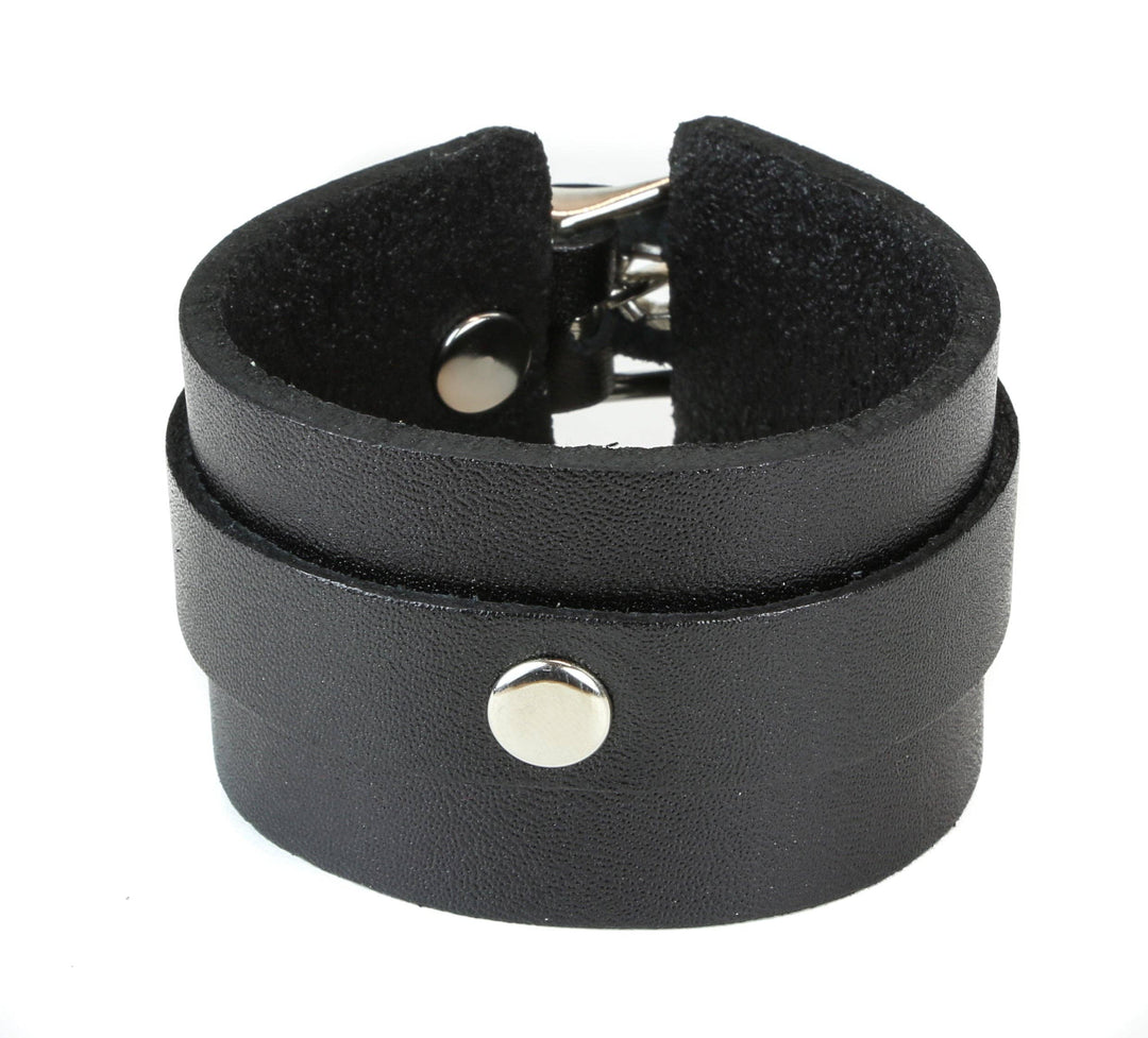 1 LINE Leather BUCKLE BRACELET