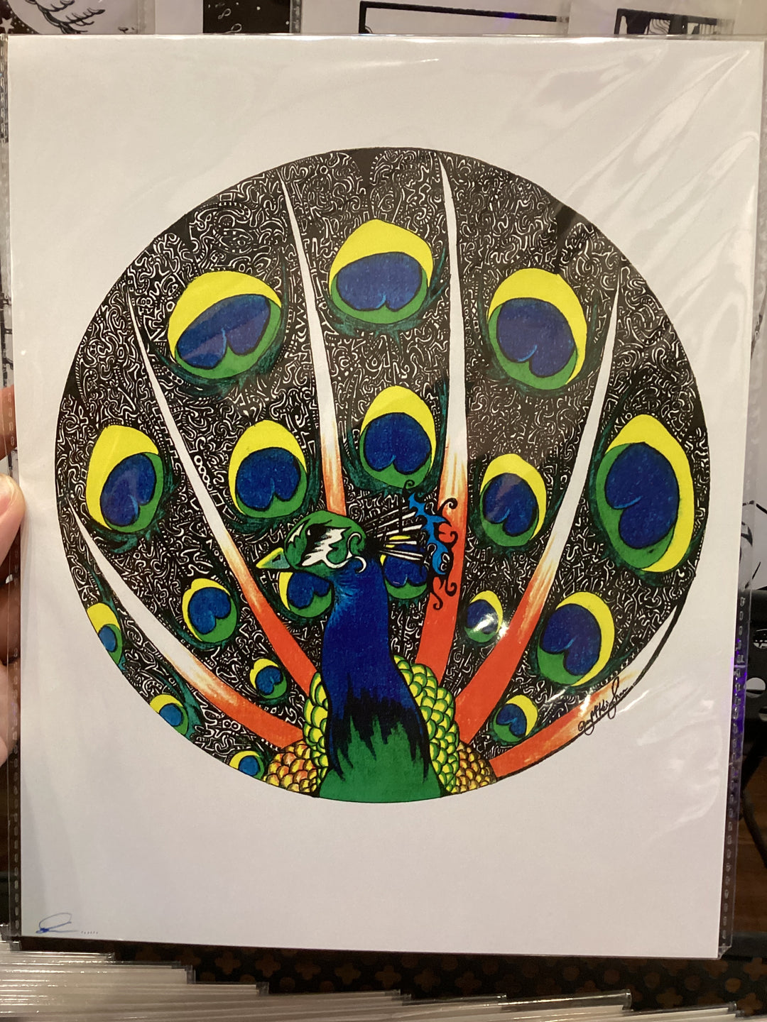 Peacock Print