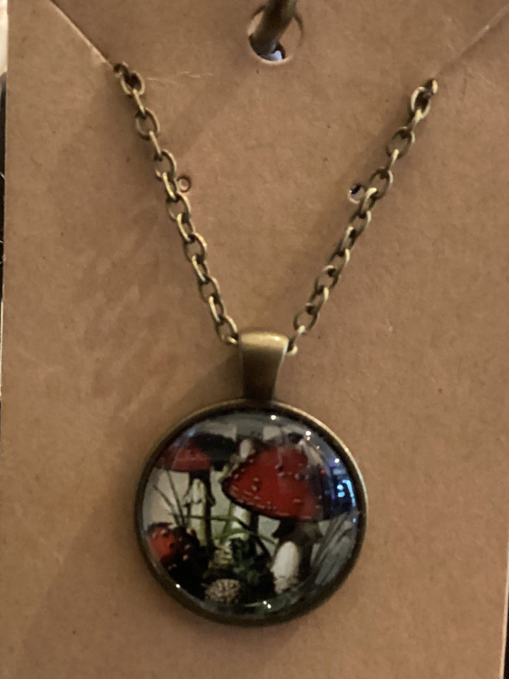 Mushroom Necklace